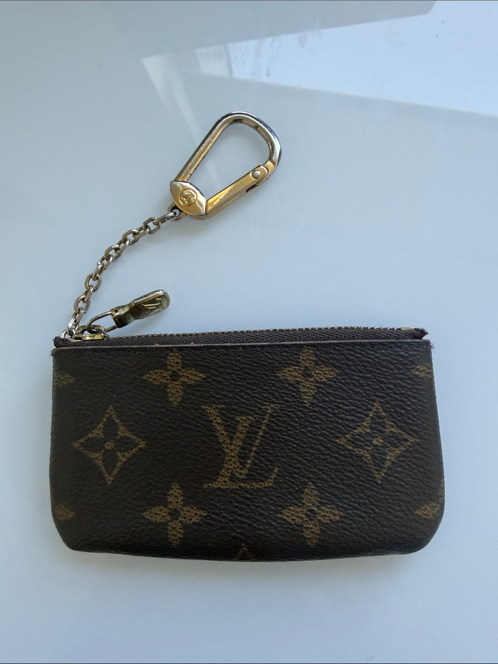 Louis Vuitton Monogram Key & Card Holder - Brown with Gold Hardware
